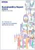 Sustainability Report 2003