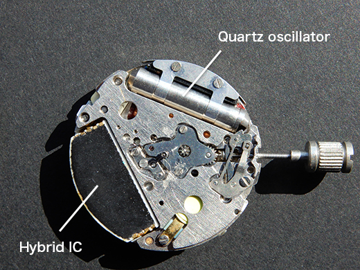 CMOS IC for quartz wristwatches