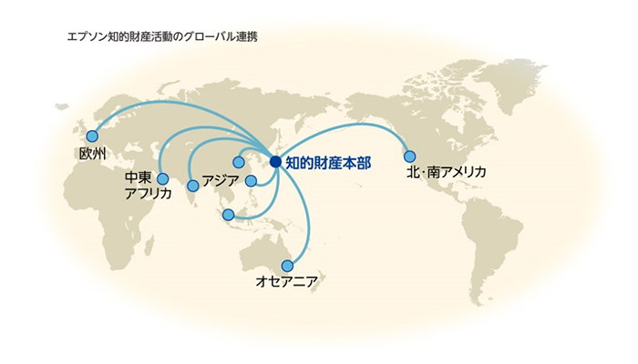 エプソン知的財産活動のグローバル連携