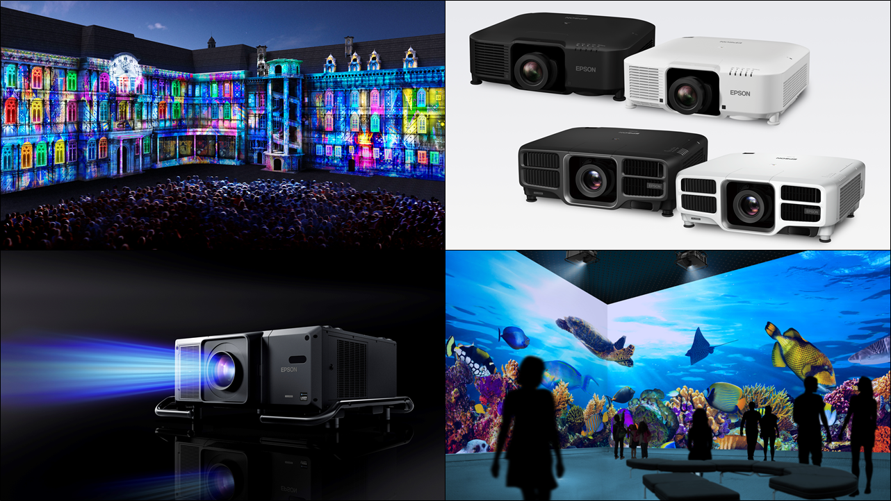 レーザー光源プロジェクター製品および使用例